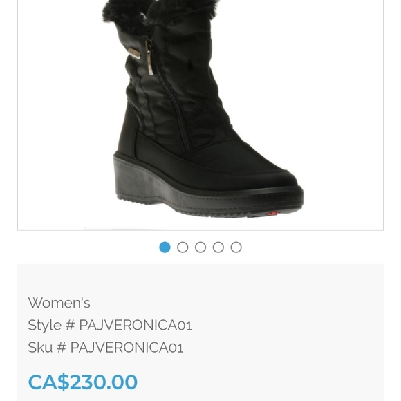 Pajar black winter waterproof boots - Picture 2 of 5